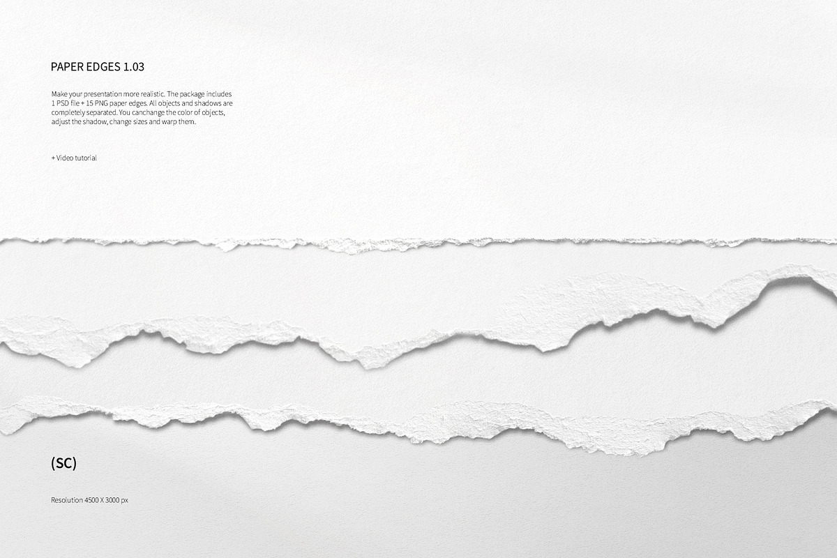 Paper Edges, a Product Mockup by Roman Striga (Photo 3 of 9)