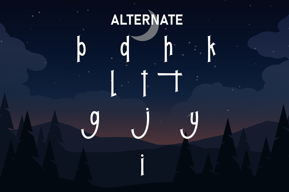Midnight | Script Font, a Script Font by Scratchones (Photo 8 of 9)