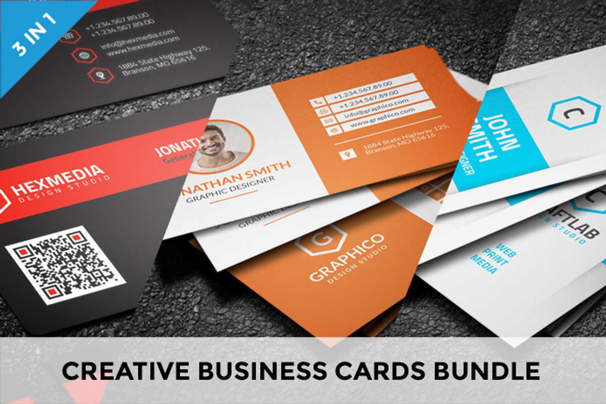 Creative Business Cards Bundle - 7, a Business Card Template by ND Design (Photo 1 of 4)