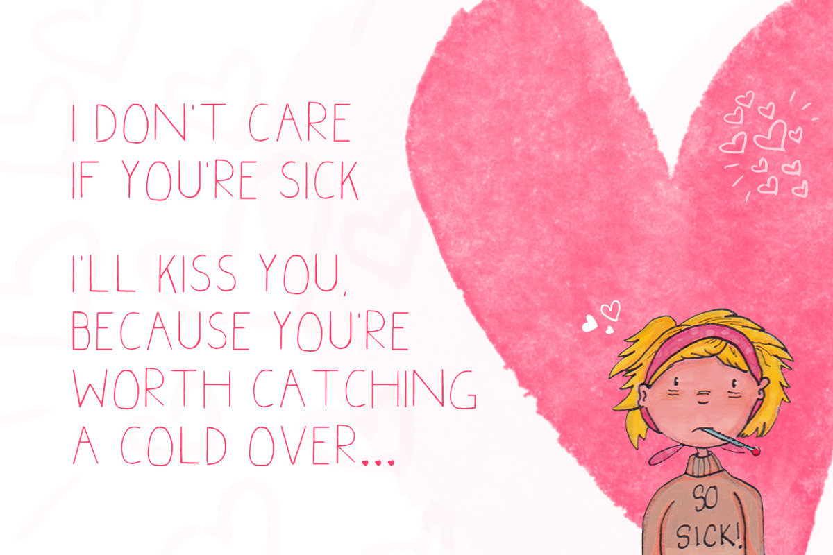 Little Hearts Font preview 3