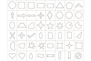 150 Shape Stamps for Procreate, a Brush Add-On by aivos (Thumbnail 3 of 7)