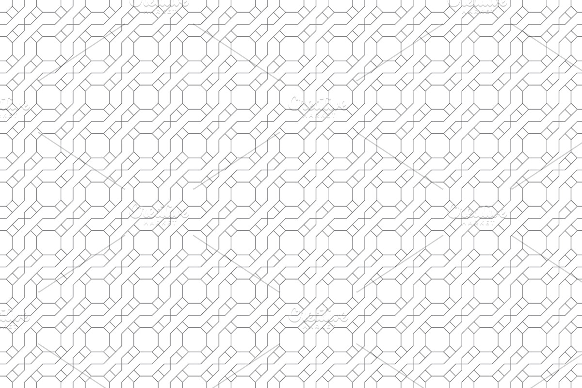 Modern thin line seamless patterns, a Pattern Graphic by pattern shop