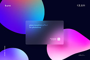 Glass Morphism Template, a Texture Graphic by kuro (Thumbnail 2 of 6)