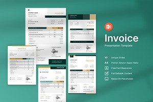 Invoice PowerPoint, a Presentation Template by Antstheme