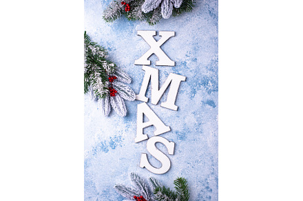Christmas festive background with, a Holiday Photo by Yulia Furman