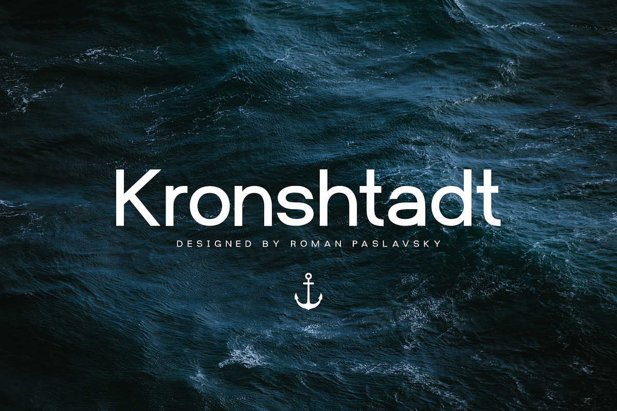 Kronshtadt - Sans Serif Typeface