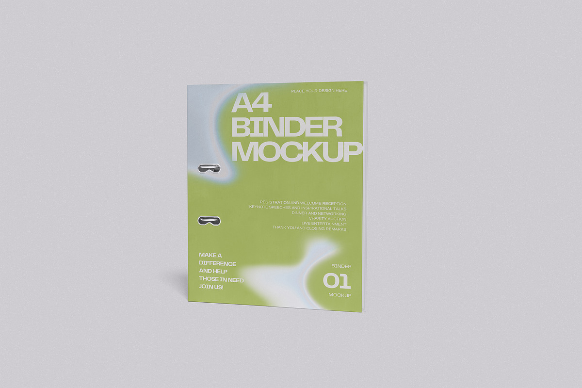Binder Mockup, a Packaging Mockup by Afif_studio (Photo 5 of 5)