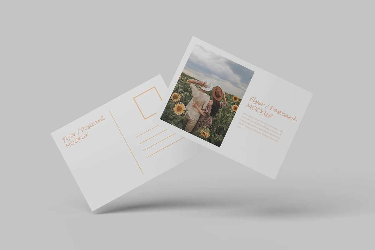 Flyer / Postcard Mockups, an Advertising Mockup by Se٧enStudio (Photo 1 of 3)