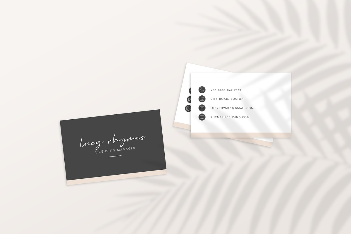 x7 Business Card Mock-ups, a Print Template by Alice_Evans (Photo 4 of 7)