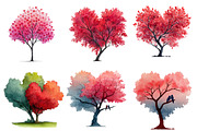 Valentine Day Heart Tree Clipart, an Illustration by Designworld (Thumbnail 4 of 4)