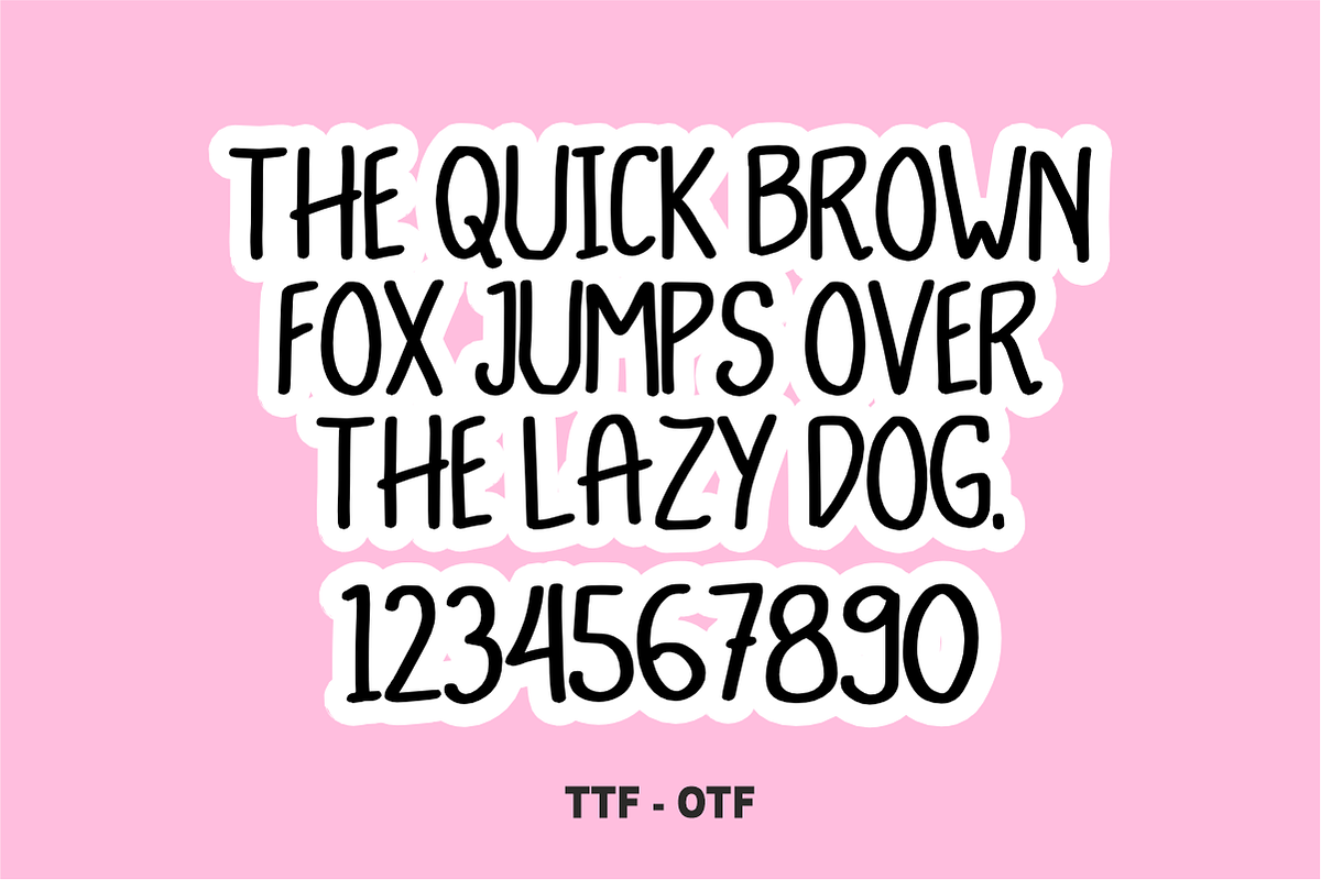 Hello Valentine - Cute Love Font, a Handwritten Font by KiddoGlyphs Studio (Photo 4 of 5)