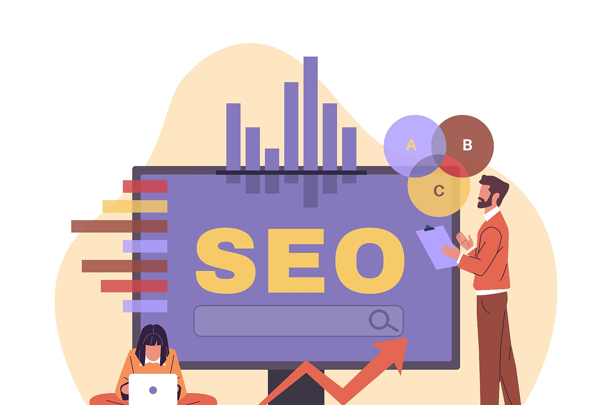 Optimization of search results on, a Technology Illustration by YummyBuum (Photo 3 of 3)