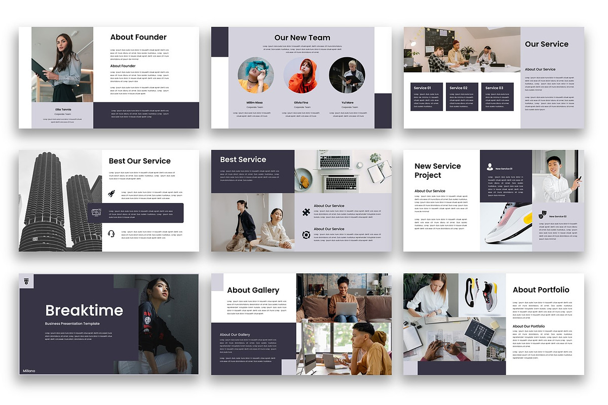 Corporate Company Presentation, a Presentation Template by kreatifreya (Photo 3 of 5)