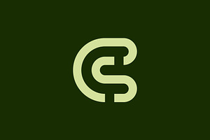 initial letter CS or SC logo., a Branding & Logo Template by Rasagama Studio