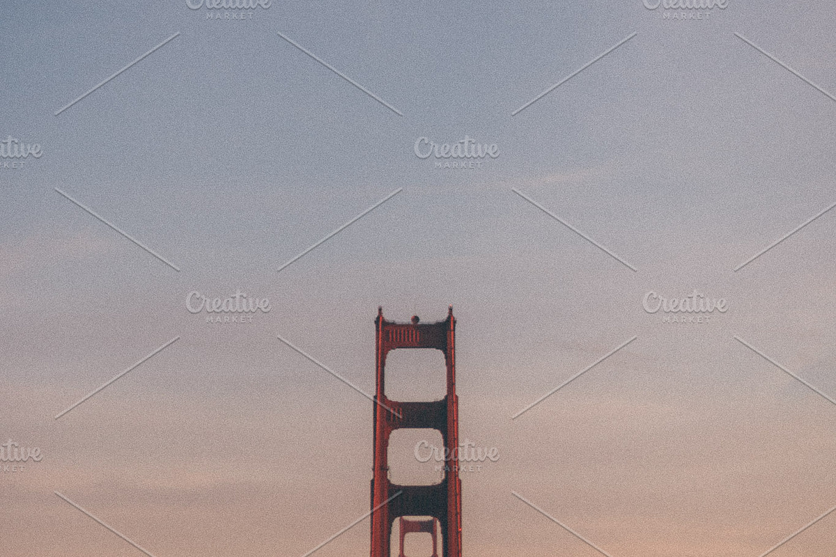 Golden Gate Sunrise Photo Pack, an Architecture Photo by Gold Poppy Co. (Photo 3 of 9)