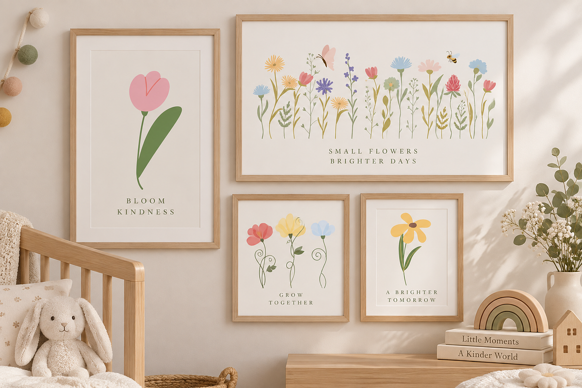 90 Whimsical Flowers Clipart, a Decorative Illustration by Anna Studio (Photo 5 of 12)