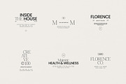 Florence Logo Kit | Logos Ai Eps Psd, a Branding & Logo Template by Feel This (Thumbnail 4 of 11)