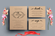 Wedding Invitation Set - VII, an Invitation Template by TemplateCrafts (Thumbnail 1 of 4)