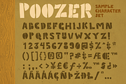 Poozer, a Font by Cool Fonts (Thumbnail 2 of 7)