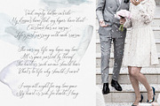Glorifica Wedding Font, a Script Font by Rad Fonts (Thumbnail 3 of 10)