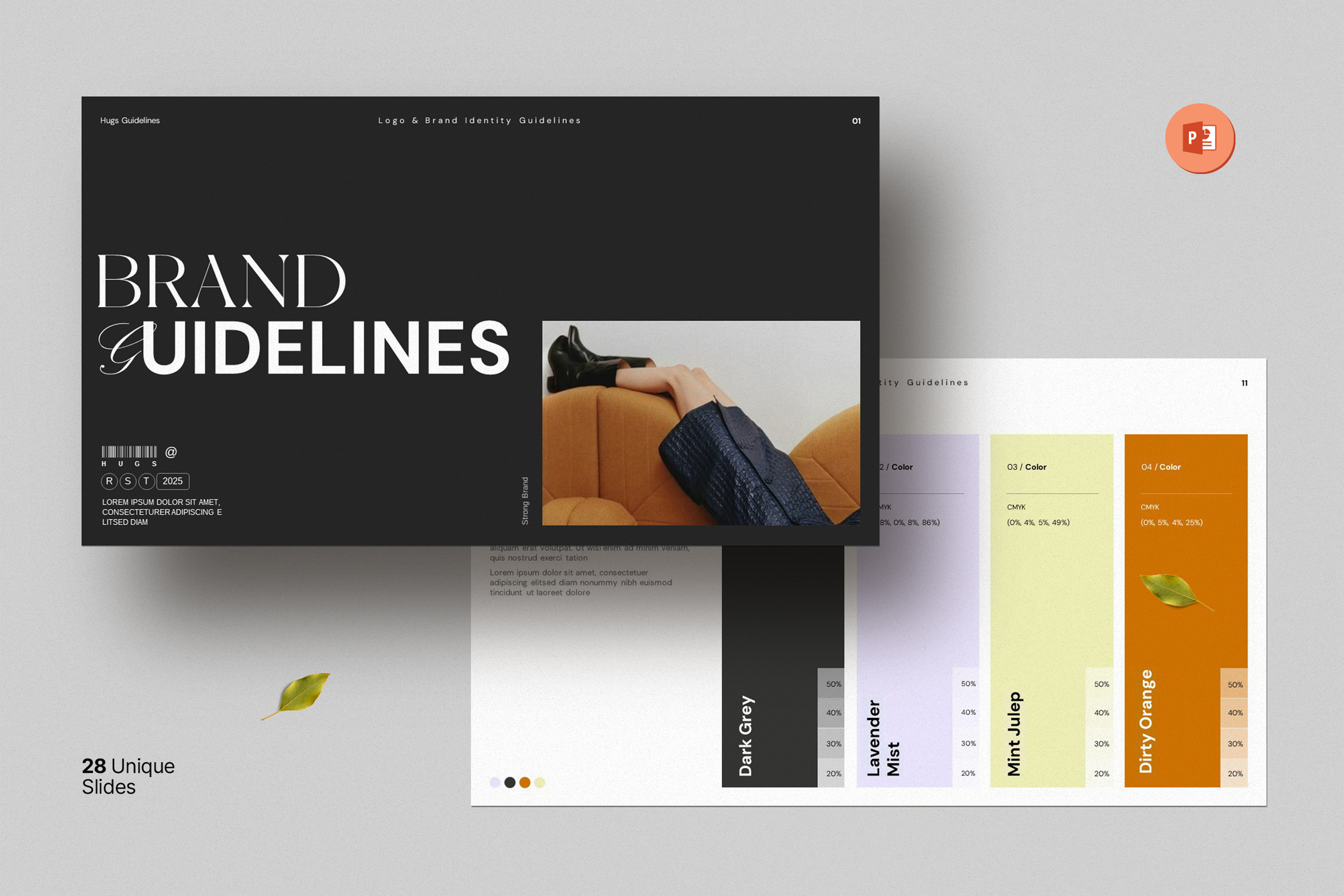 Brand Guidelines Presentation by DreamLab  Creative Market