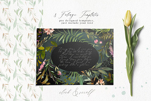 Forest - Green Watercolor Bundle