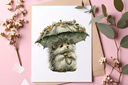Whimsical Autumn Garden Clipart, a Transportation Illustration by SinaCreation (Thumbnail 6 of 7)