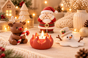 Santa Reindeer Snowman Decor STL, an Object 3D Model by Layerology (Thumbnail 4 of 4)