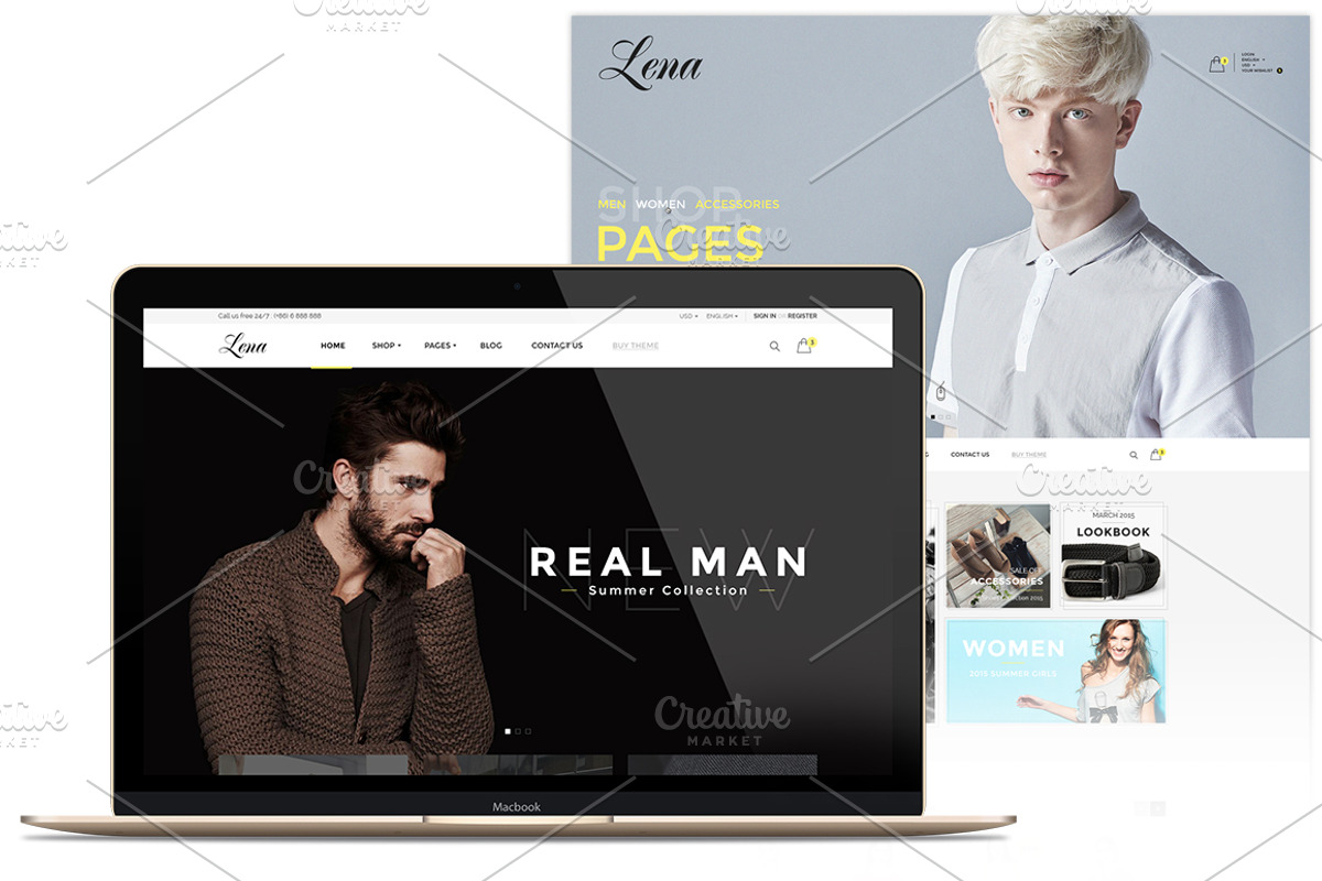 Lena - Fashion eCommerce PSD, a Websites & App Template by EngoCreative.com (Photo 2 of 5)