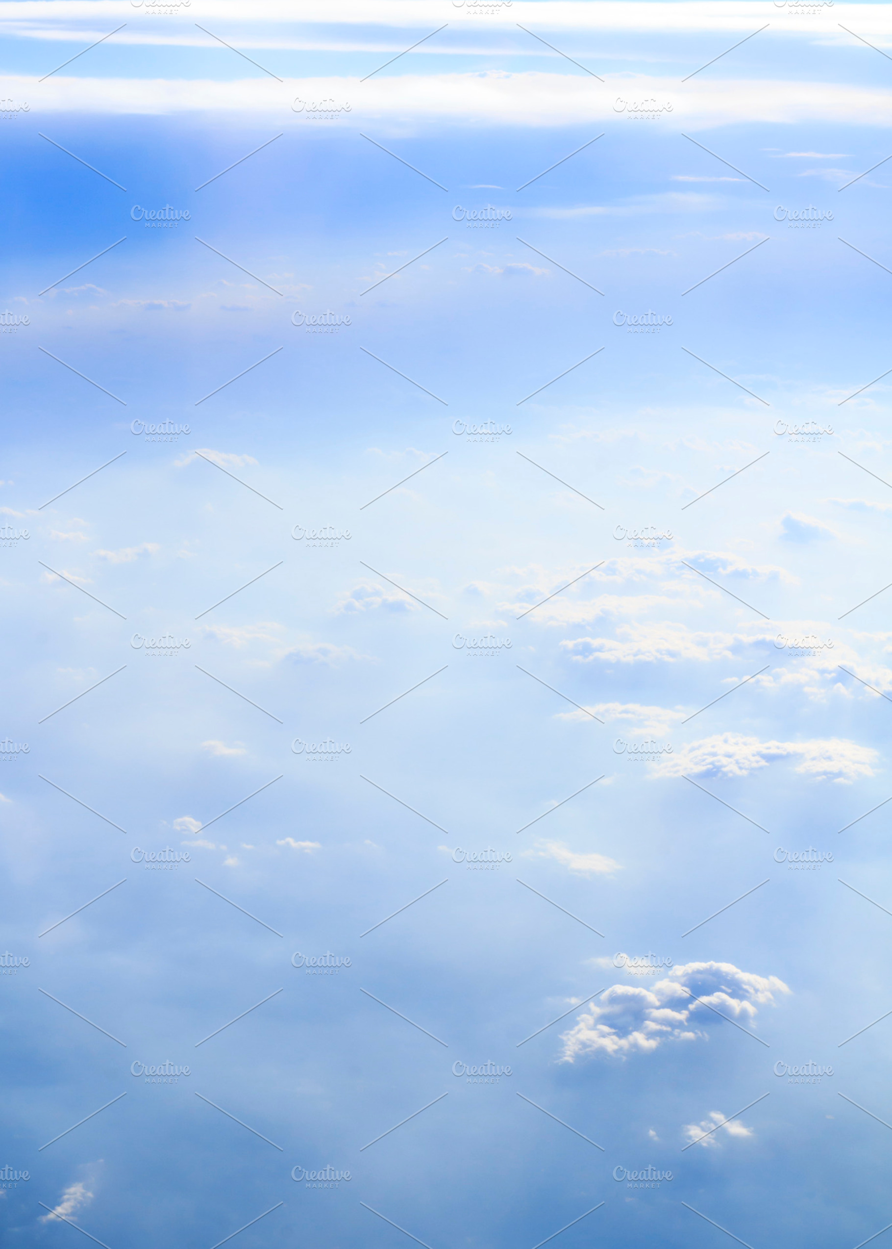 Blue Sky And Fluffy White Clouds Stock Photo Containing White Clouds And
