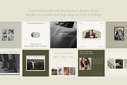 CANVA Editorial Instagram Templates, a Social Media Template by Oksafox (Thumbnail 3 of 16)