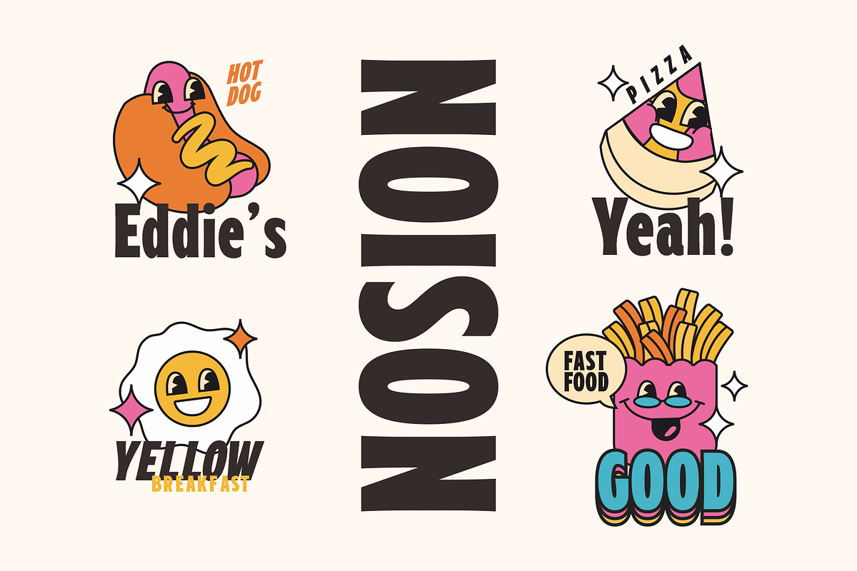 Noison Font Family, a Sans Serif Font by LoneArmy (Photo 9 of 12)