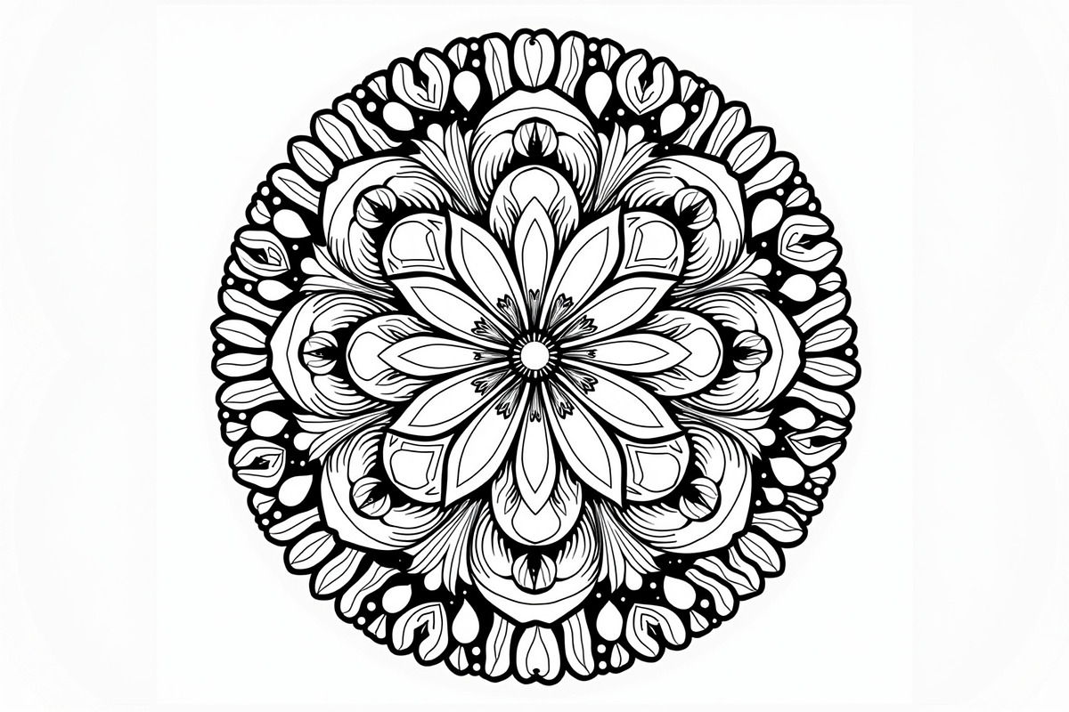Elegant Hand-Drawn Mandala Designs, an Object Graphic by BIPLOB EXPERT (Photo 9 of 13)