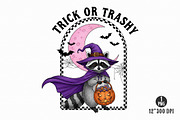 Vintage Halloween Raccoon PNG Bundle, an Illustration by Dream Creation (Thumbnail 2 of 16)