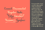 Karima - An Elegant Script, a Script Font by The Traveling Fox (Thumbnail 8 of 8)