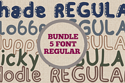 Handwriting Regular Font Bundles, a Handwritten Font by SaStudio (Thumbnail 1 of 11)