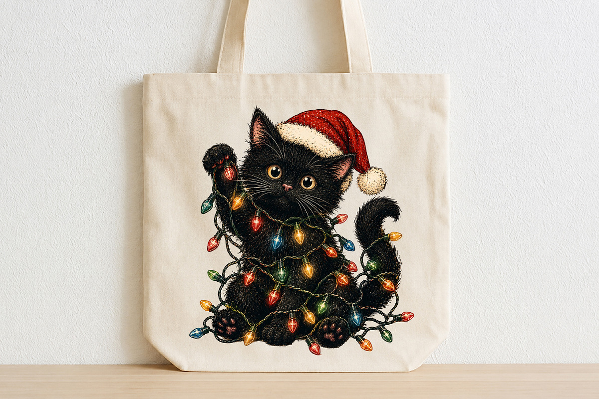 Christmas Cat PNG Trending Christmas, a Seasonal Illustration by CraftArtStudio (Photo 2 of 4)