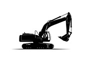 Excavator Construction Vector Bundle, an Illustration by Amazin_art (Thumbnail 35 of 51)