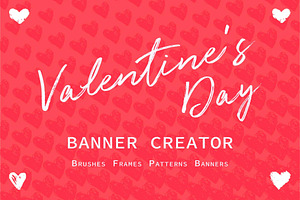 Valentines Day Banner creator, a Work Illustration by Creative Perspective