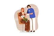 People get vaccinated concept set, a Healthcare Illustration by Good Studio (Thumbnail 4 of 4)