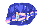 Sleeping people have dreams at night, a Person Illustration by Good Studio (Thumbnail 2 of 12)