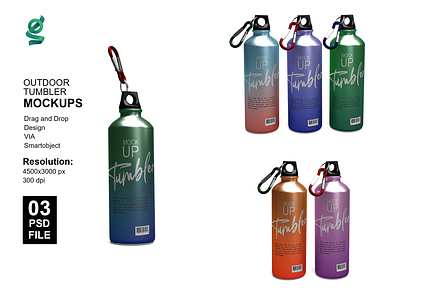 BOTTLE MOCKUP, a Cups & Container Mockup by groens