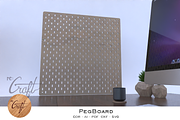 Laser cut files Peg Board 12 Size, a Templates & Theme by StanleyTirtoutomo (Thumbnail 2 of 8)