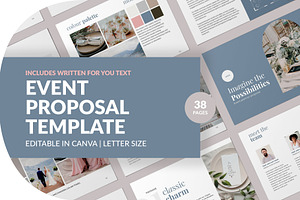 Event Planner Proposal Template