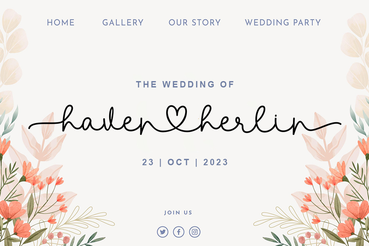 Darling Garden | Font Duo, a Script Font by Rotterlab Studio (Photo 3 of 11)