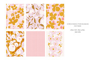 Blush & Ochre. Floral Patterns, a Pattern Graphic by PaperJamLab (Thumbnail 3 of 13)