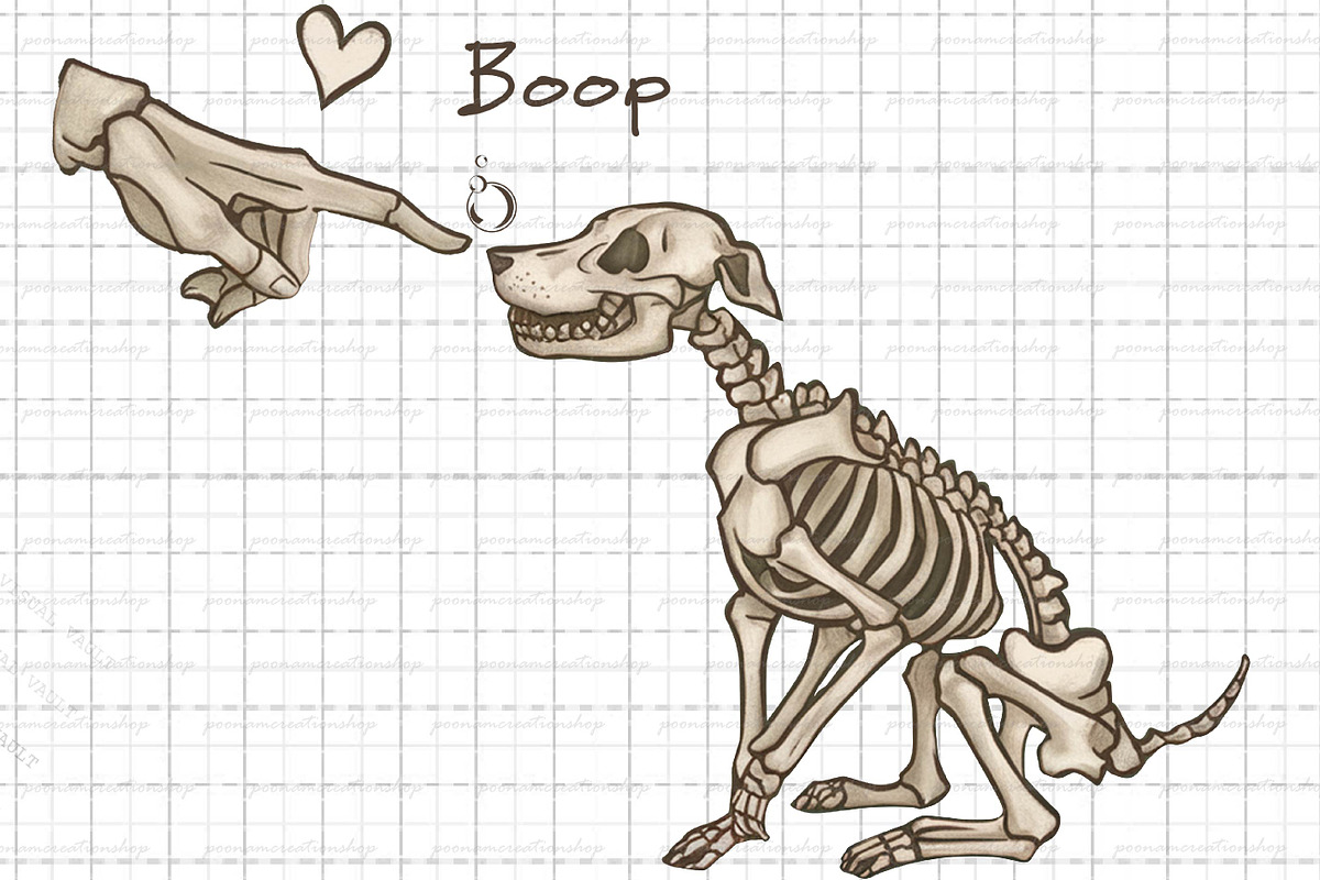 Dog Boop Halloween Hoodie, an Object Graphic by Little Mango