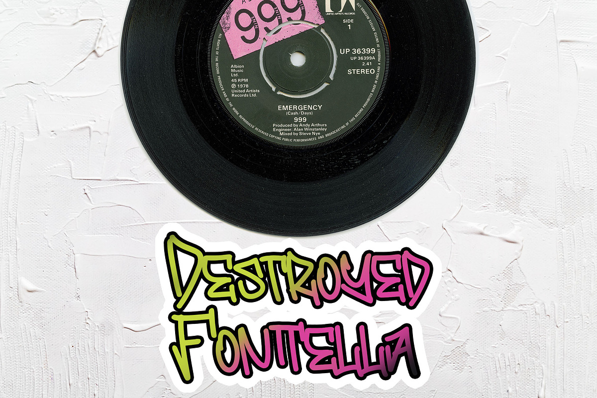 ERKOMA Graffiti Font, a Handwritten Font by NTC Graphic (Photo 3 of 9)