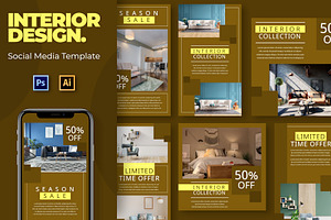 Interior Sale Social Media Template