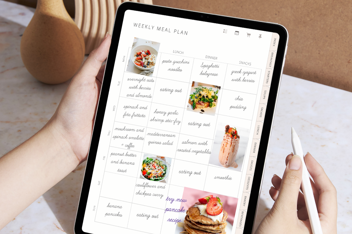 Digital Recipe Book for GoodNotes, a Templates & Theme by OrganizationOasisRo (Photo 8 of 10)